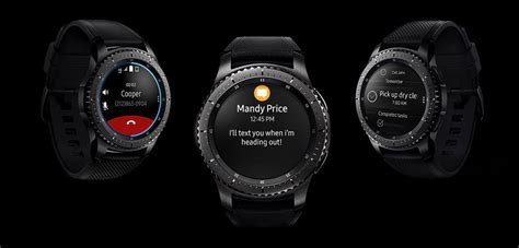 samsung gear s3 frontier specifications.